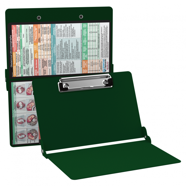 WhiteCoat Clipboard® - Green OB Ultrasonography Edition